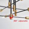 JINGXILANG32848 6-light LED Sputnik Design Nordic Flush Mount Lighting Chandelier - Image 9