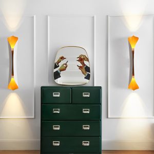 JINGXILANG32832 Iron Creative Up And Down Lighting COB Modern Wall Sconce Lighting