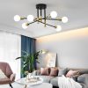 JINGXILANG32848 6-light LED Sputnik Design Nordic Flush Mount Lighting Chandelier - Image 2