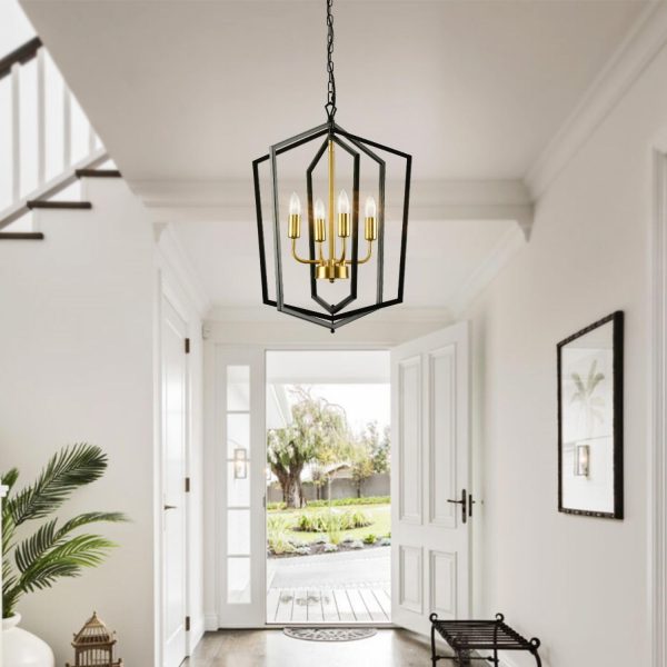 JINGXILANG32865 Pendant Light Farmhouse Foyer - Image 8