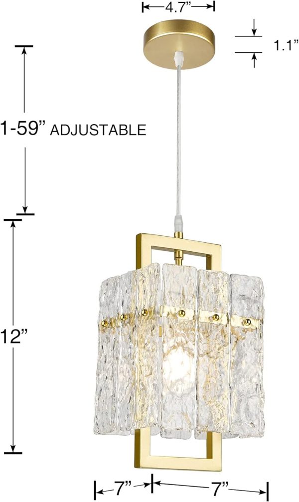 JINGXILANG32861 Pendant Chandelier Adjustable Lighting - Image 5