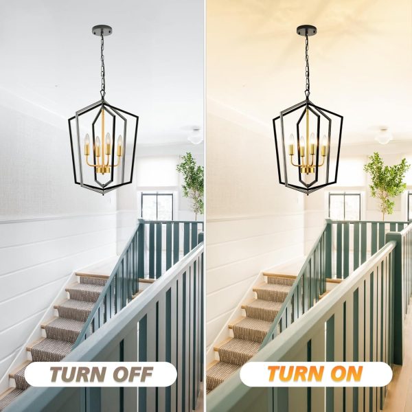 JINGXILANG32865 Pendant Light Farmhouse Foyer - Image 5