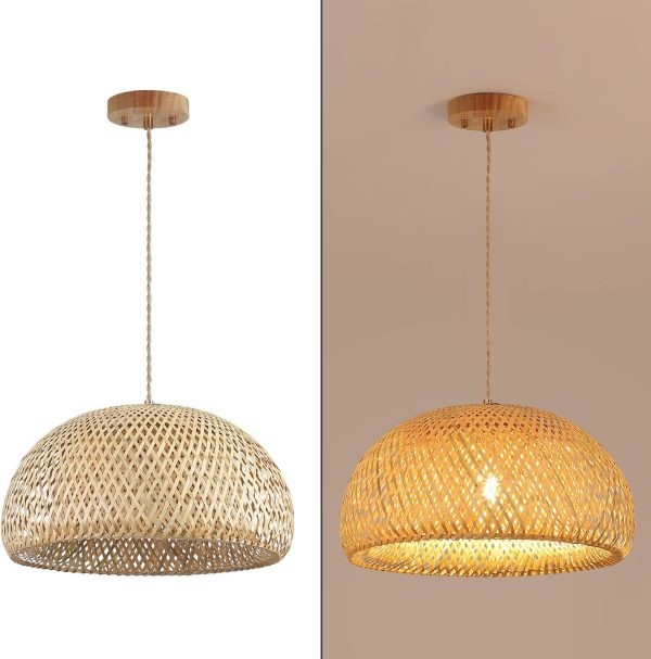 JINGXILANG32857 One Light Adjustable Handmade Farmhouse - Image 7