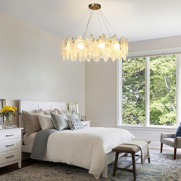 JINGXILANG32867 Light Crystal Chandelier Pendant Adjustable - Image 7