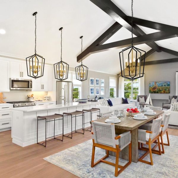 JINGXILANG32865 Pendant Light Farmhouse Foyer - Image 2