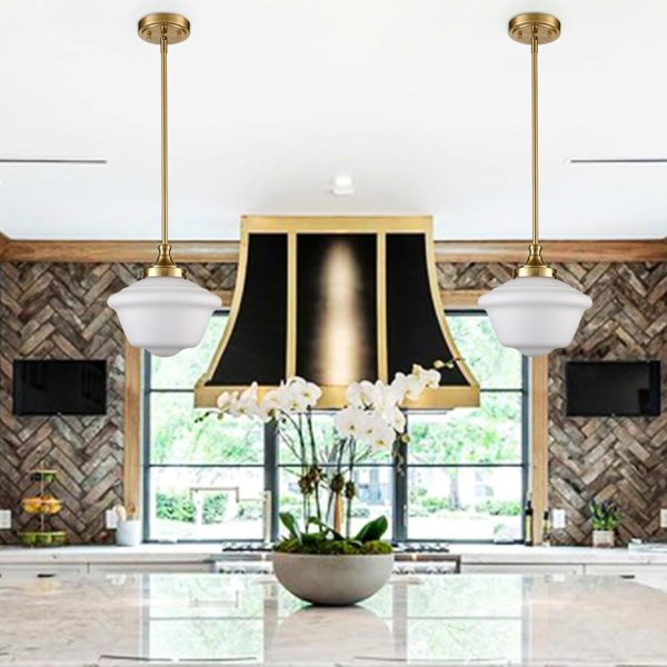 JINGXILANG32856 Schoolhouse Pendant Lighting Adjustable - Image 4