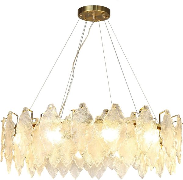 JINGXILANG32867 Light Crystal Chandelier Pendant Adjustable - Image 8