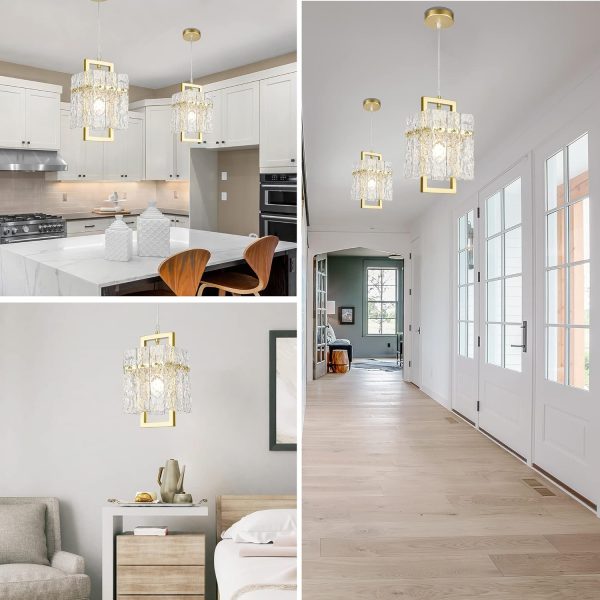 JINGXILANG32861 Pendant Chandelier Adjustable Lighting - Image 6