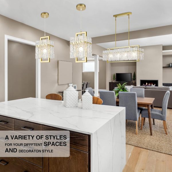 JINGXILANG32861 Pendant Chandelier Adjustable Lighting - Image 3