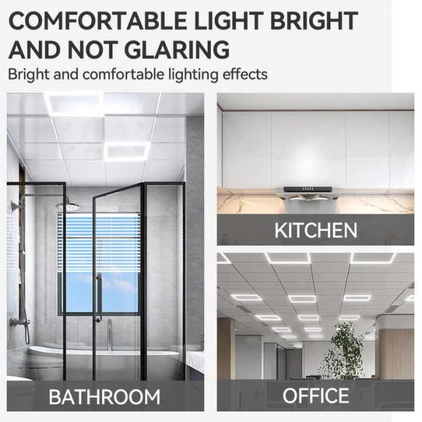 JINGXILANG32880 Modern 48W ED Frame Panel Light Commercial Schools Office Lighting - Image 4