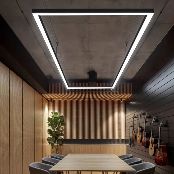 JINGXILANG32889 Indoor Decorative Lighting Rectangles Long Pendant