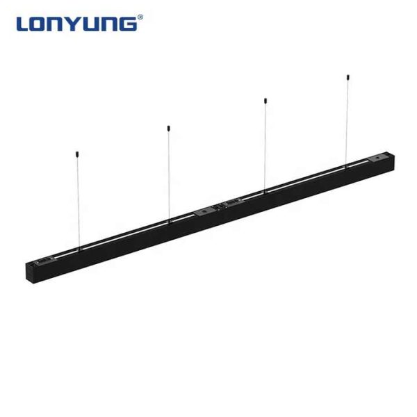 JINGXILANG32878 Modern LED Linear Lamp Chandelier for Office Front Desk - Image 4