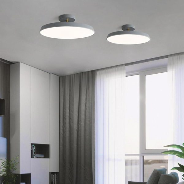 JINGXILANG32840 Adjustable Circular LED Nordic Ceiling Lights Flush Mount Lighting - Image 5