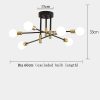 JINGXILANG32848 6-light LED Sputnik Design Nordic Flush Mount Lighting Chandelier - Image 8